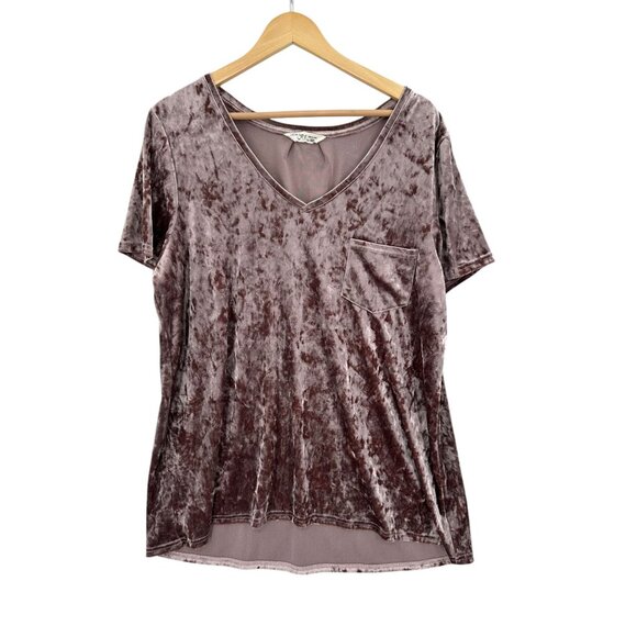 Spring & Mercer Velvet Legging Tee Womens Size XXL Relaxed Basic‎ Feminine Flowy - Picture 1 of 10